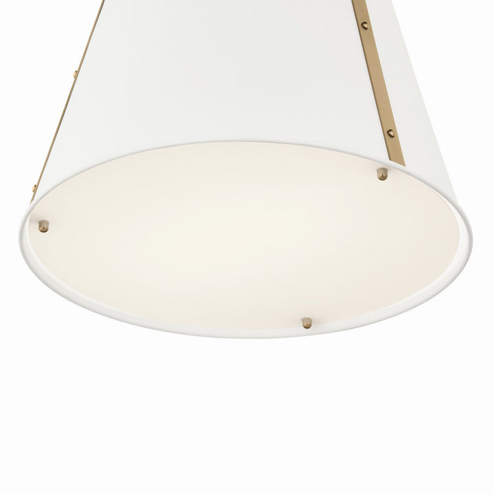 Kichler Canada - 52711WH - Two Light Pendant - Etcher - White