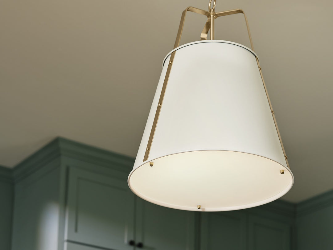 Kichler Canada - 52711WH - Two Light Pendant - Etcher - White