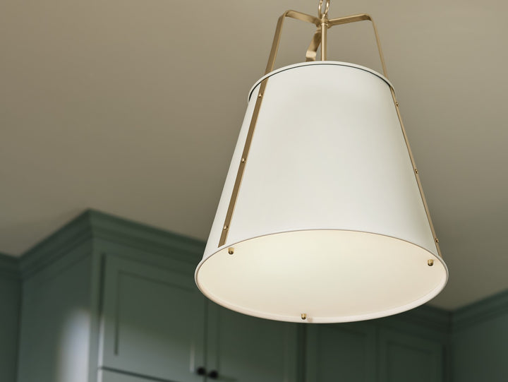 Kichler Canada - 52711WH - Two Light Pendant - Etcher - White
