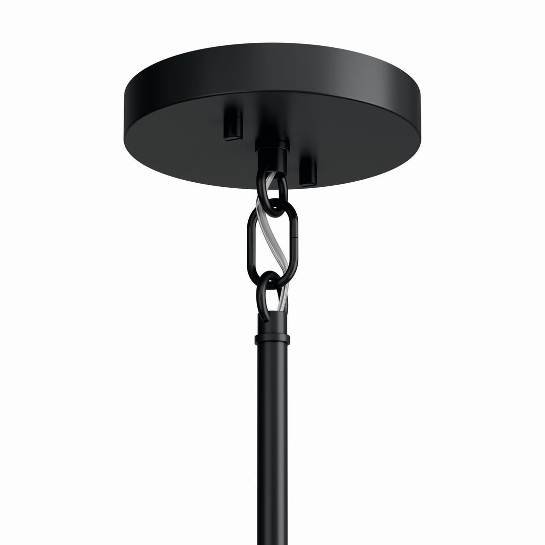 Kichler Canada - 52716BK - Four Light Chandelier/Semi Flush Mount - Madden - Black