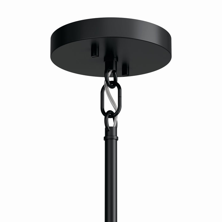 Kichler Canada - 52716BK - Four Light Chandelier/Semi Flush Mount - Madden - Black
