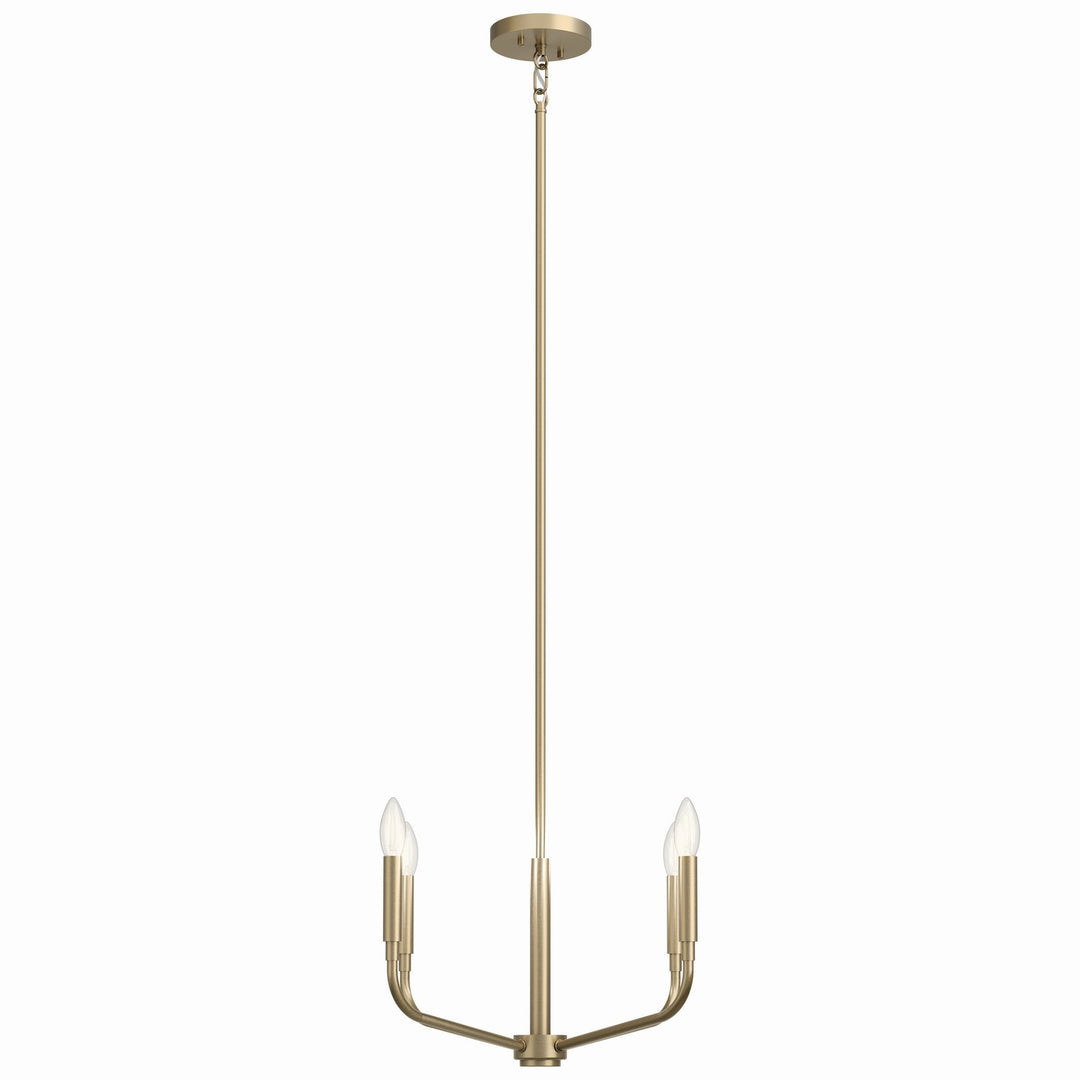 Kichler Canada - 52716CPZ - Four Light Chandelier/Semi Flush Mount - Madden - Champagne Bronze