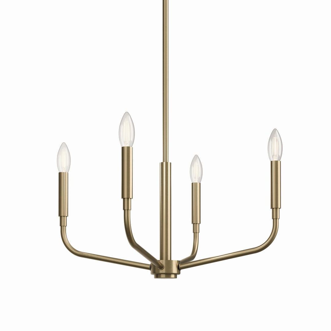 Kichler Canada - 52716CPZ - Four Light Chandelier/Semi Flush Mount - Madden - Champagne Bronze