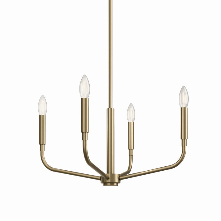 Kichler Canada - 52716CPZ - Four Light Chandelier/Semi Flush Mount - Madden - Champagne Bronze