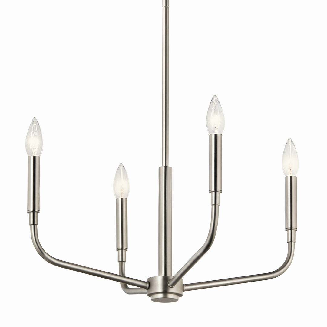 Kichler Canada - 52716NI - Four Light Chandelier/Semi Flush Mount - Madden - Brushed Nickel