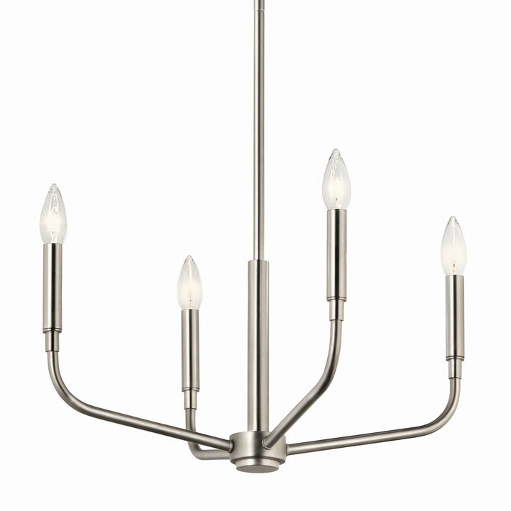 Kichler Canada - 52716NI - Four Light Chandelier/Semi Flush Mount - Madden - Brushed Nickel