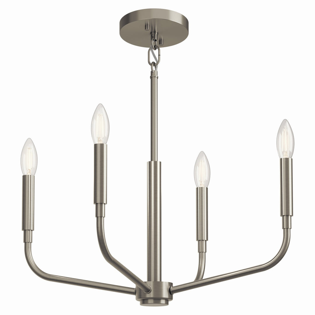 Kichler Canada - 52716NI - Four Light Chandelier/Semi Flush Mount - Madden - Brushed Nickel