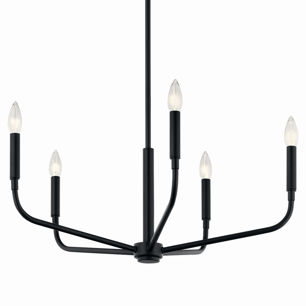 Kichler Canada - 52717BK - Five Light Chandelier - Madden - Black