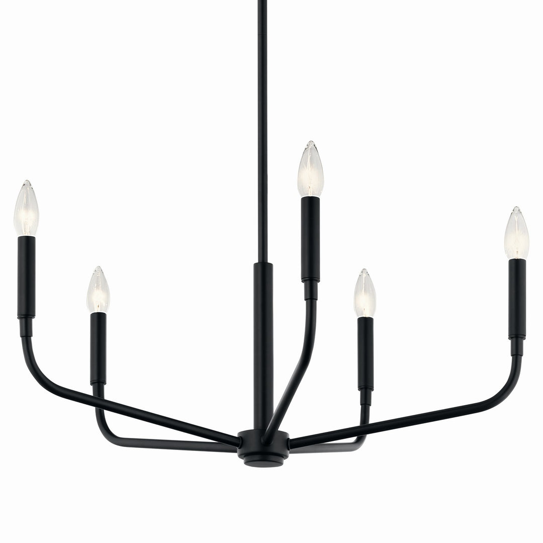 Kichler Canada - 52717BK - Five Light Chandelier - Madden - Black