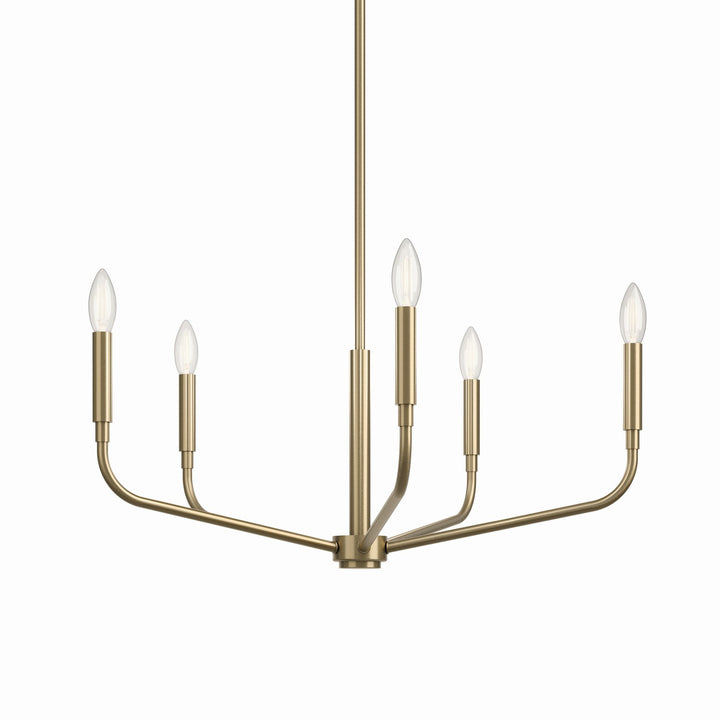 Kichler Canada - 52717CPZ - Five Light Chandelier - Madden - Champagne Bronze