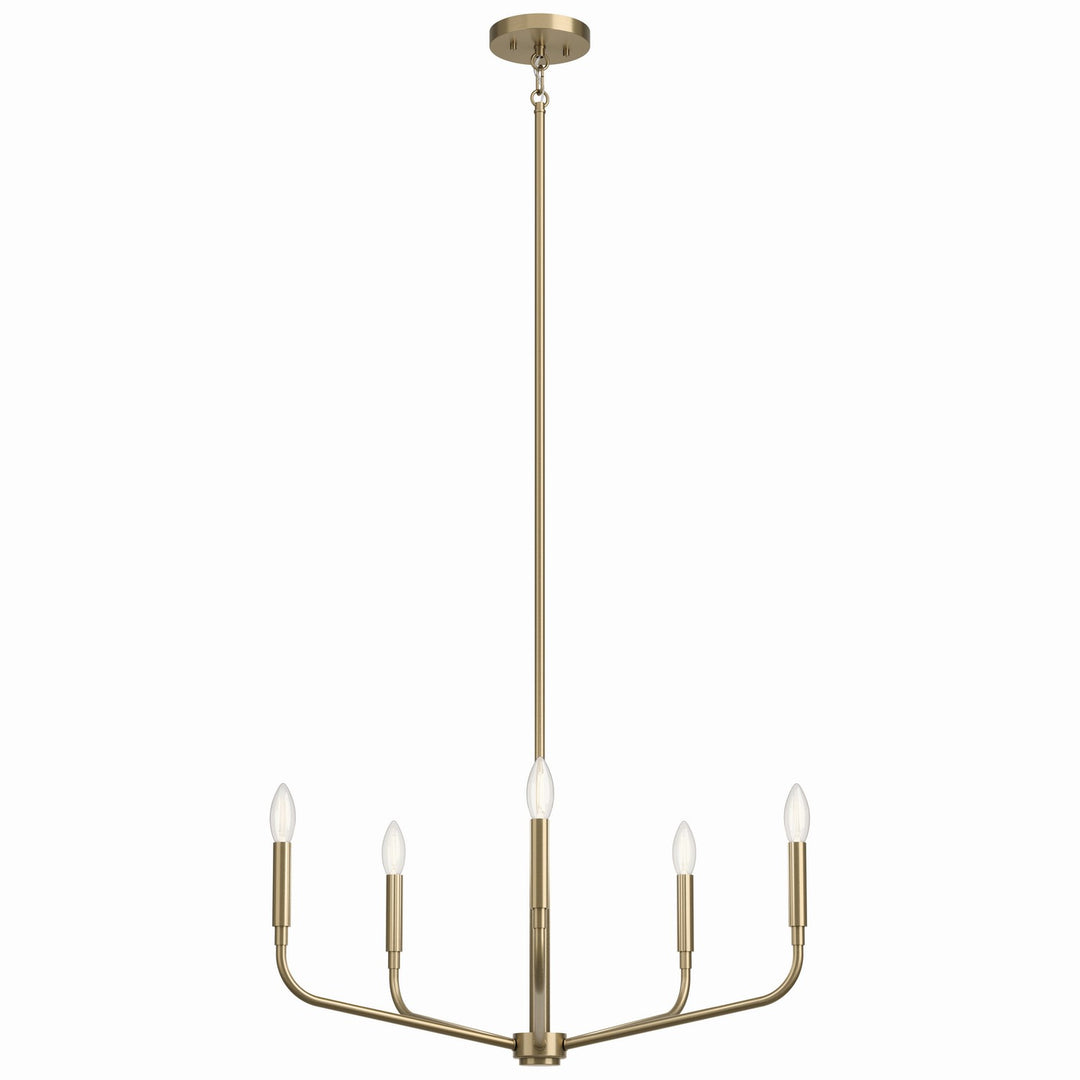 Kichler Canada - 52717CPZ - Five Light Chandelier - Madden - Champagne Bronze