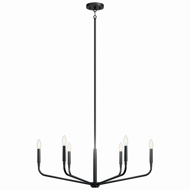 Kichler Canada - 52718BK - Six Light Chandelier - Madden - Black
