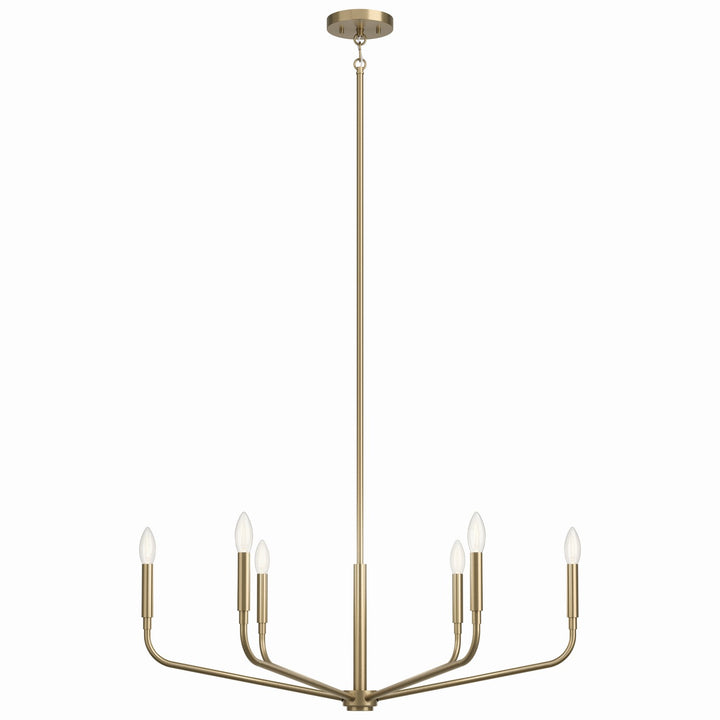 Kichler Canada - 52718CPZ - Six Light Chandelier - Madden - Champagne Bronze