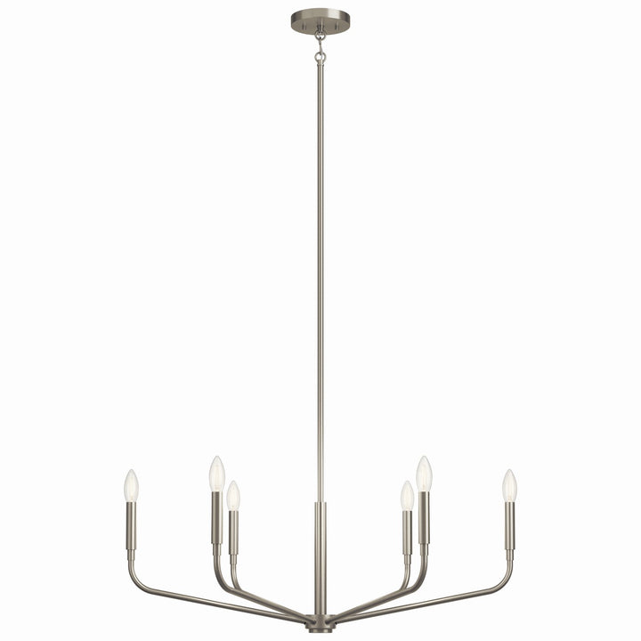Kichler Canada - 52718NI - Six Light Chandelier - Madden - Brushed Nickel