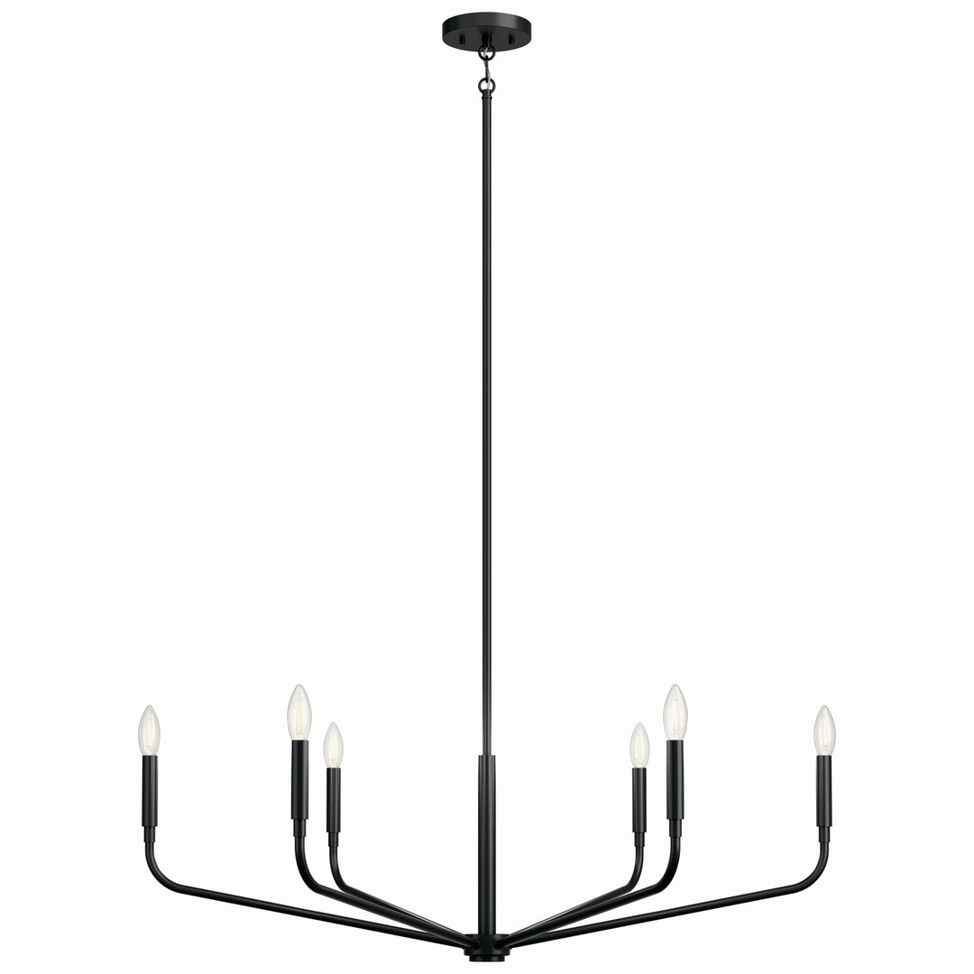 Kichler Canada - 52719BK - Six Light Chandelier - Madden - Black