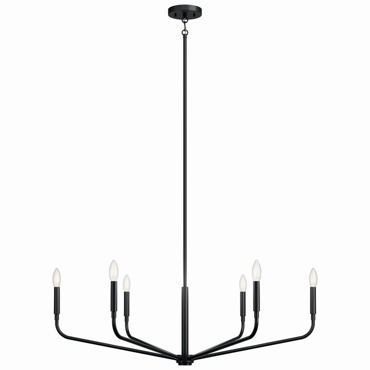 Kichler Canada - 52719BK - Six Light Chandelier - Madden - Black