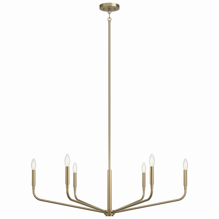 Kichler Canada - 52719CPZ - Six Light Chandelier - Madden - Champagne Bronze