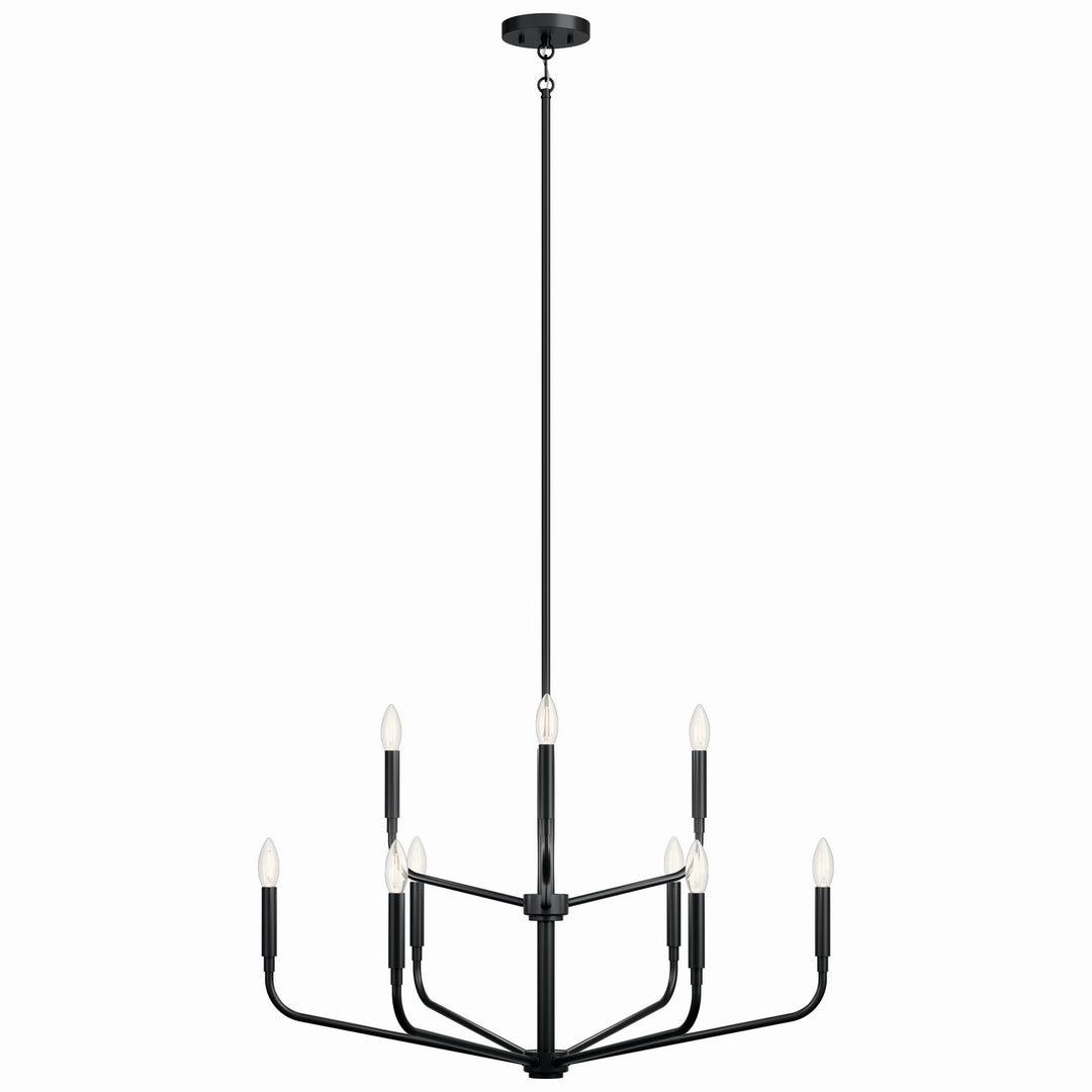 Kichler Canada - 52720BK - Nine Light Chandelier - Madden - Black