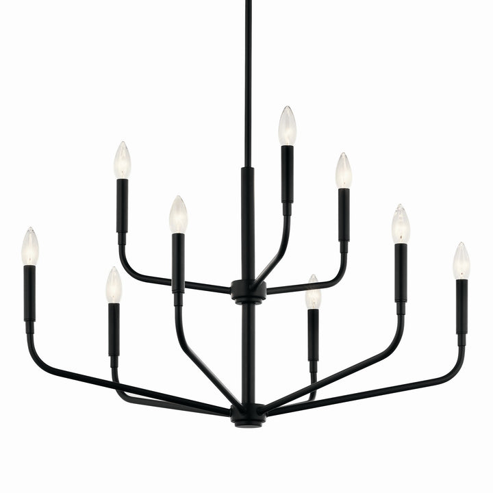 Kichler Canada - 52720BK - Nine Light Chandelier - Madden - Black