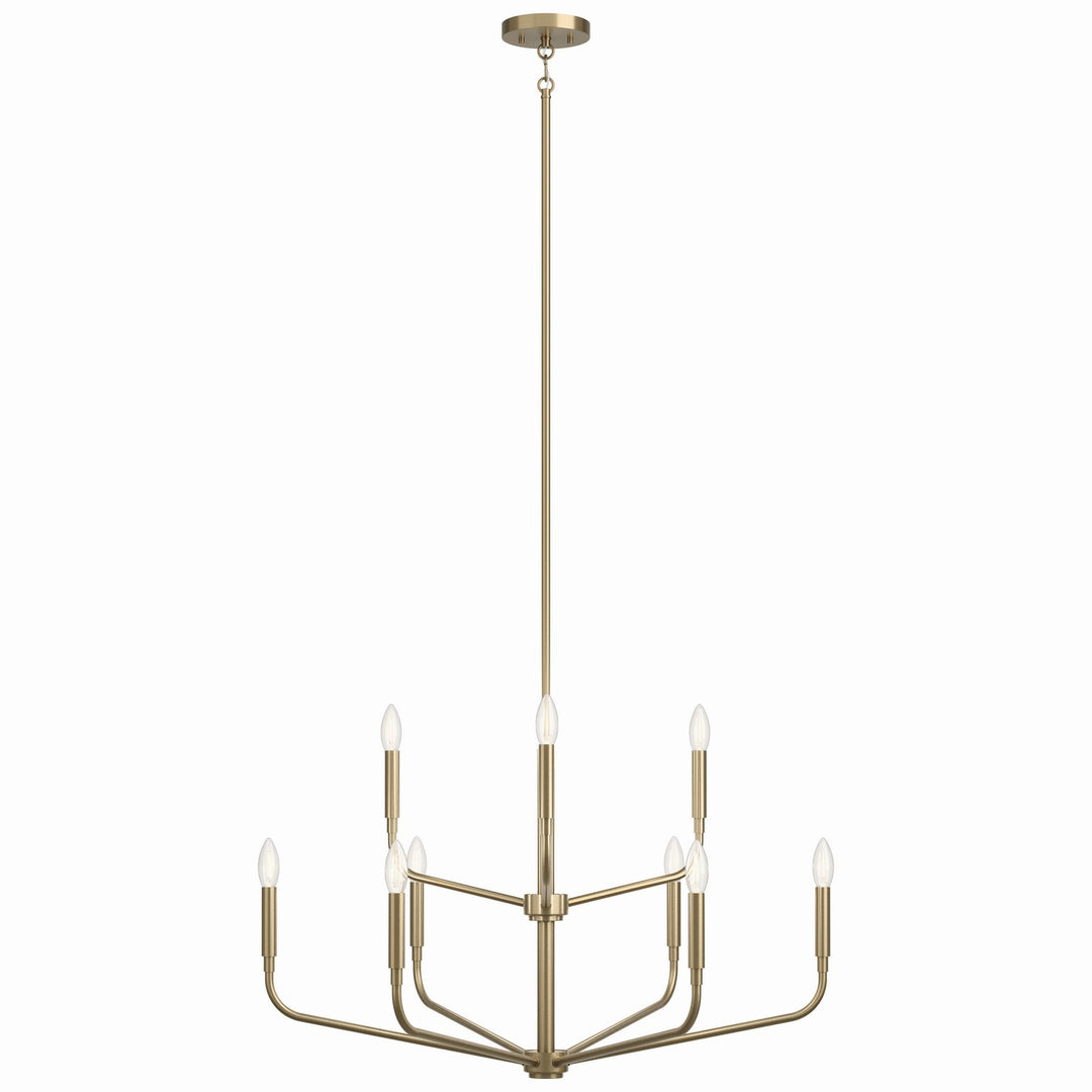 Kichler Canada - 52720CPZ - Nine Light Chandelier - Madden - Champagne Bronze