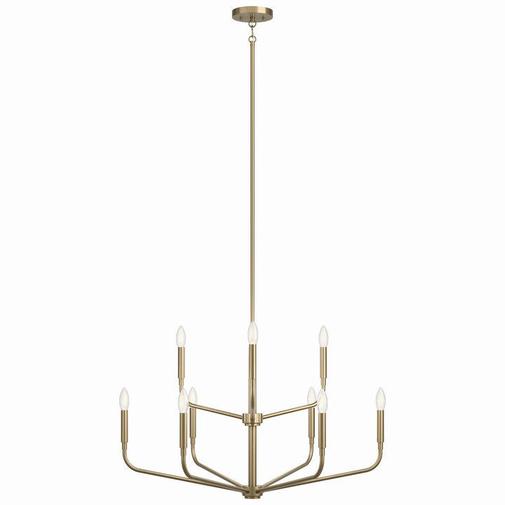Kichler Canada - 52720CPZ - Nine Light Chandelier - Madden - Champagne Bronze