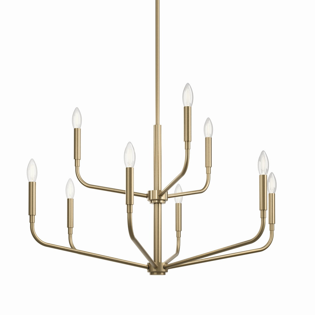 Kichler Canada - 52720CPZ - Nine Light Chandelier - Madden - Champagne Bronze