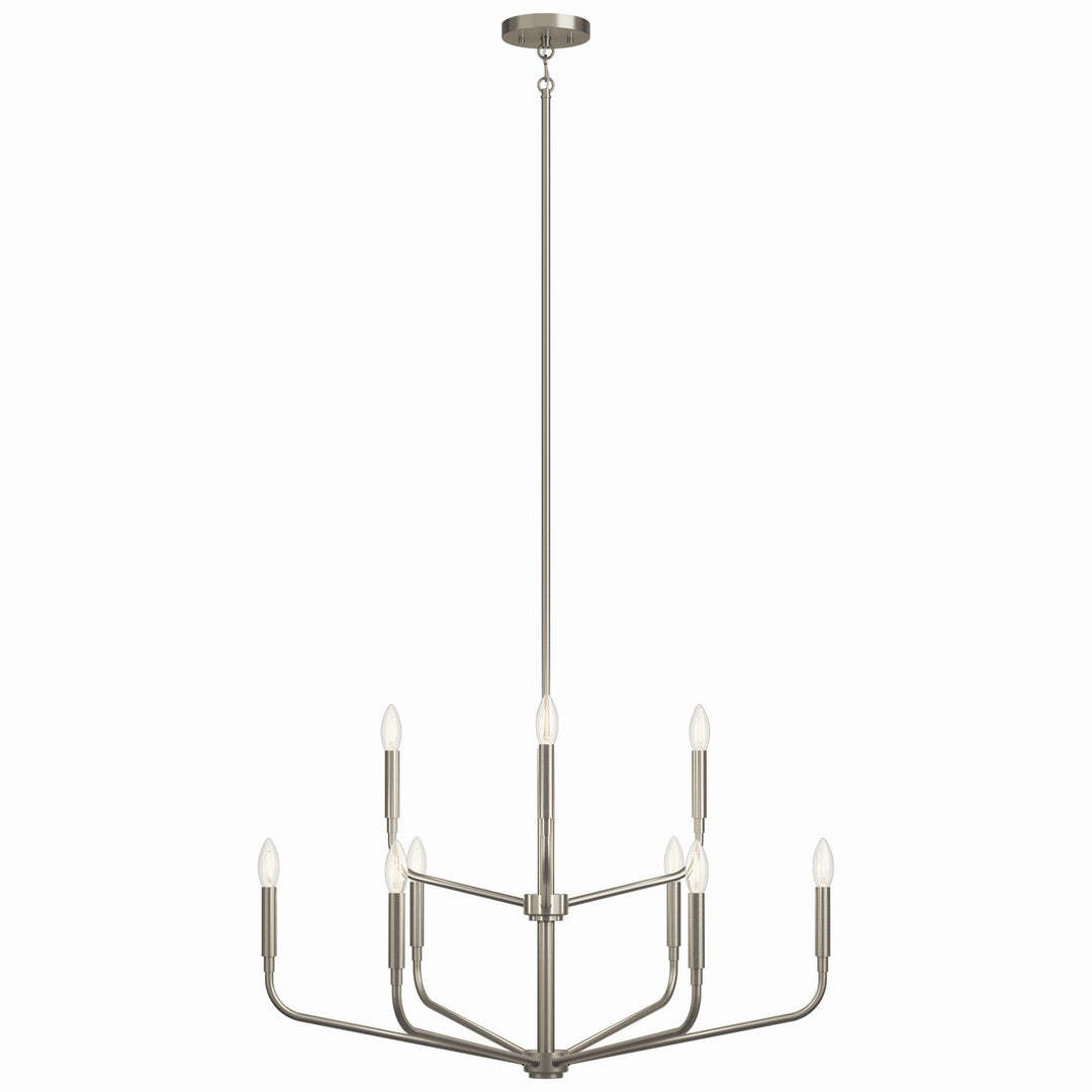 Kichler Canada - 52720NI - Nine Light Chandelier - Madden - Brushed Nickel