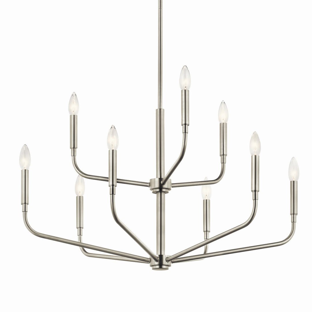 Kichler Canada - 52720NI - Nine Light Chandelier - Madden - Brushed Nickel