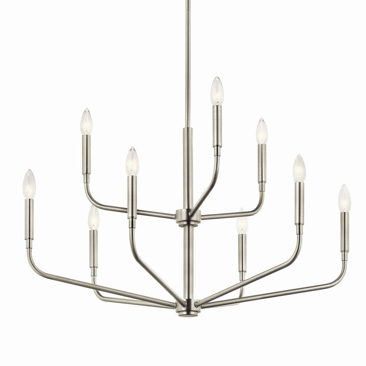 Kichler Canada - 52720NI - Nine Light Chandelier - Madden - Brushed Nickel