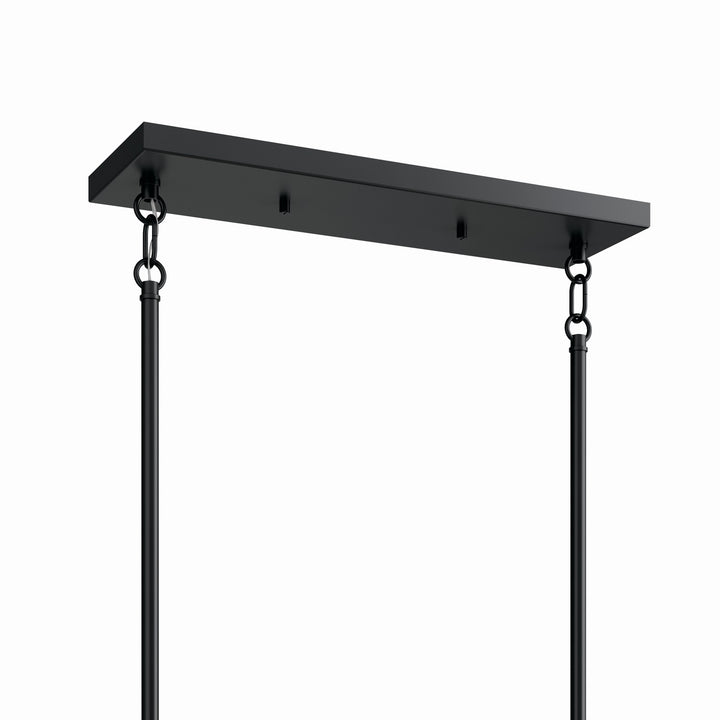 Kichler Canada - 52721BK - Six Light Linear Chandelier - Madden - Black