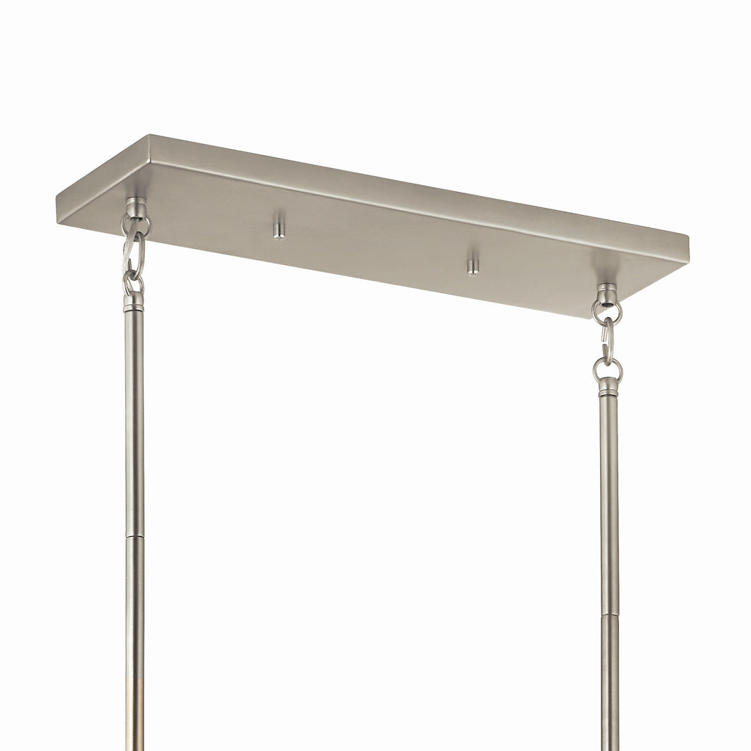 Kichler Canada - 52721NI - Six Light Linear Chandelier - Madden - Brushed Nickel