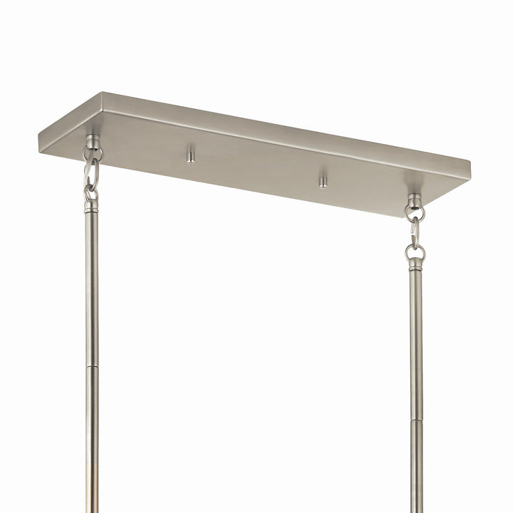 Kichler Canada - 52721NI - Six Light Linear Chandelier - Madden - Brushed Nickel
