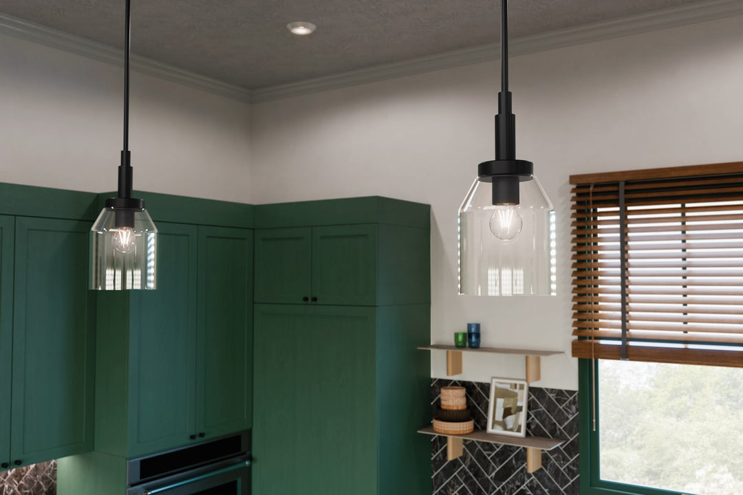 Kichler Canada - 52725BK - One Light Mini Pendant - Madden - Black