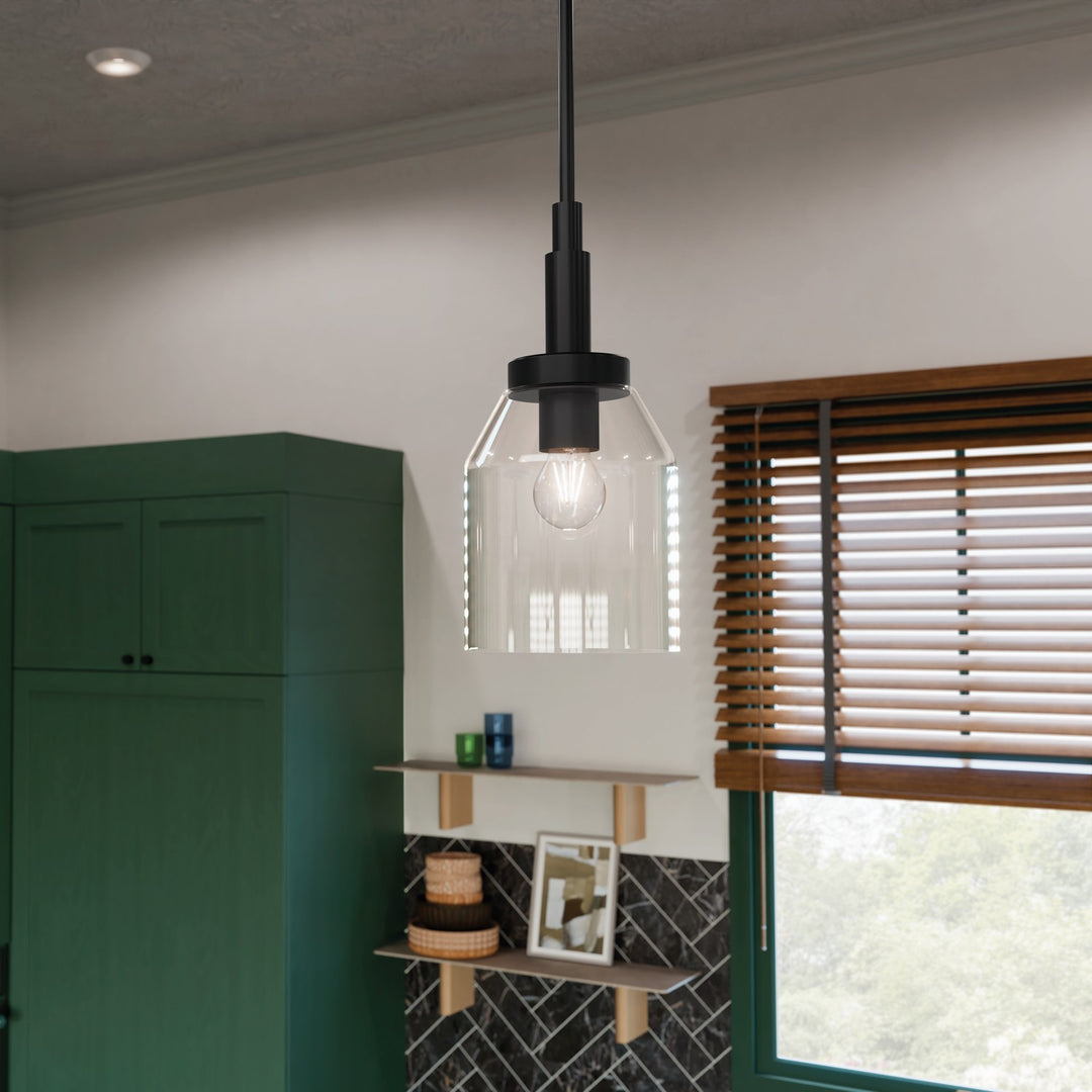 Kichler Canada - 52725BK - One Light Mini Pendant - Madden - Black