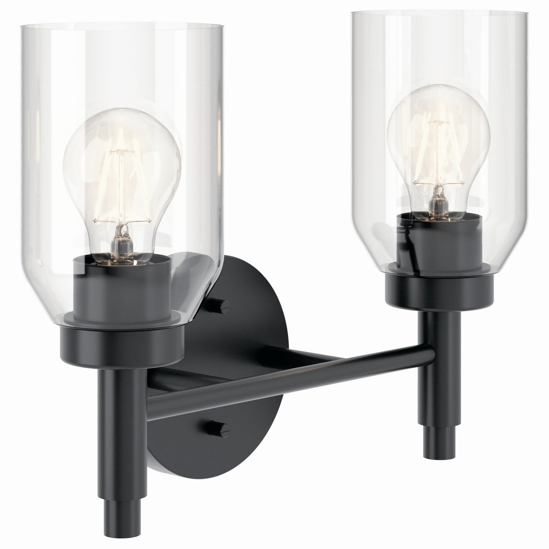 Kichler Canada - 55184BK - Two Light Vanity - Madden - Black