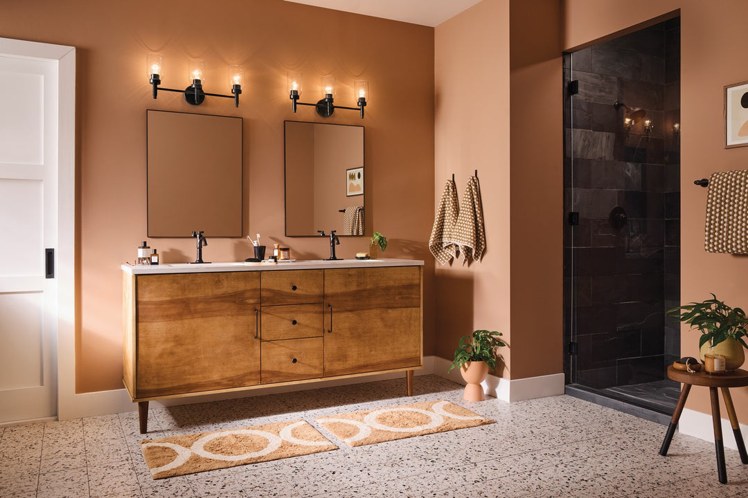 Kichler Canada - 55185BK - Three Light Vanity - Madden - Black