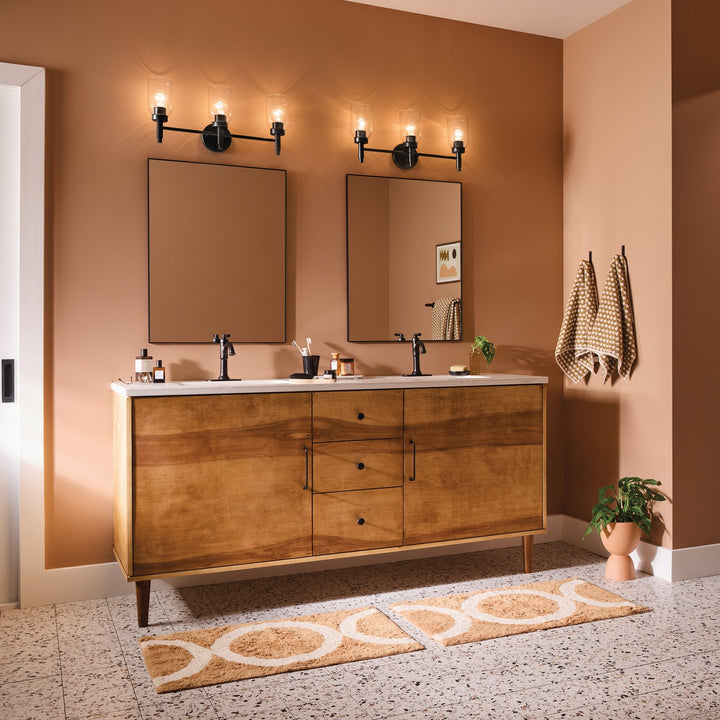Kichler Canada - 55185BK - Three Light Vanity - Madden - Black