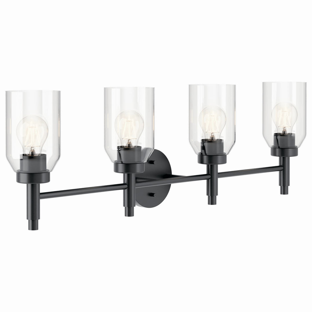 Kichler Canada - 55186BK - Four Light Vanity - Madden - Black