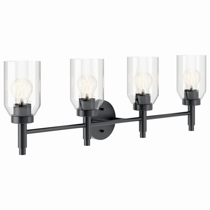Kichler Canada - 55186BK - Four Light Vanity - Madden - Black