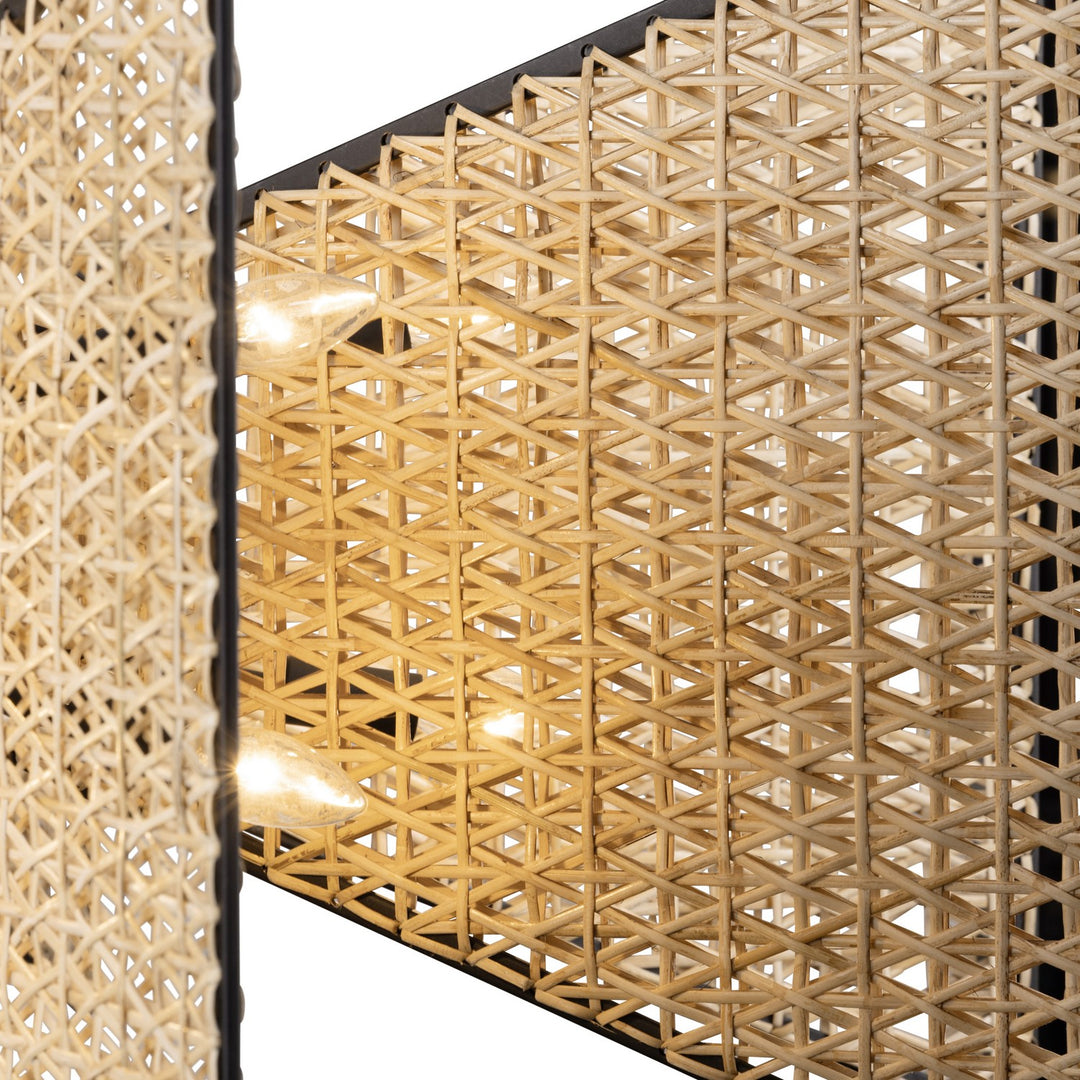 Varaluz - 379C16MBS - 16 Light Chandelier - Machina - Matte Black/Sulihiya