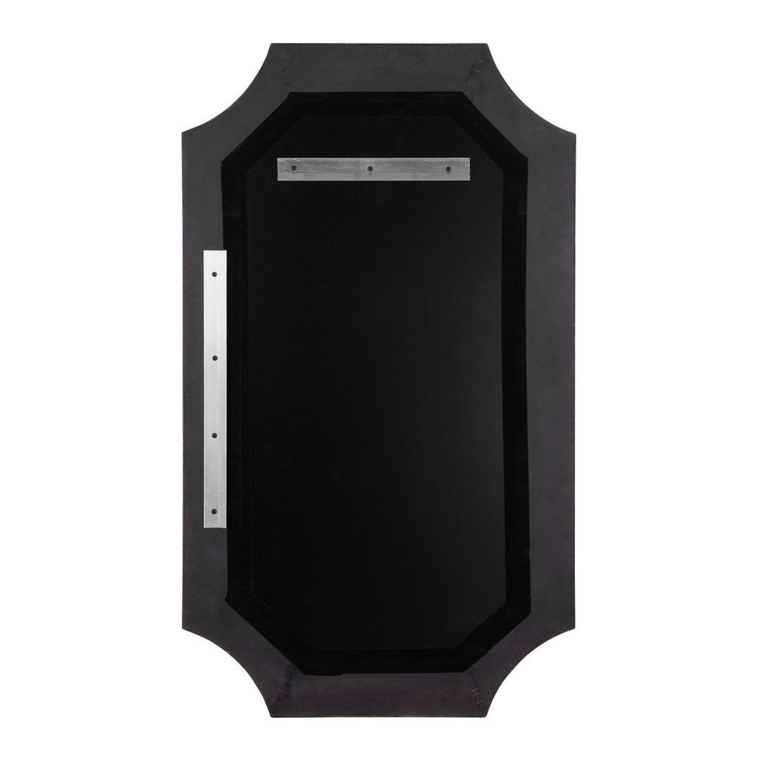 Varaluz - 449MI26B - Wall Mirror - Farra - Poplar Burl/Weathered Brass