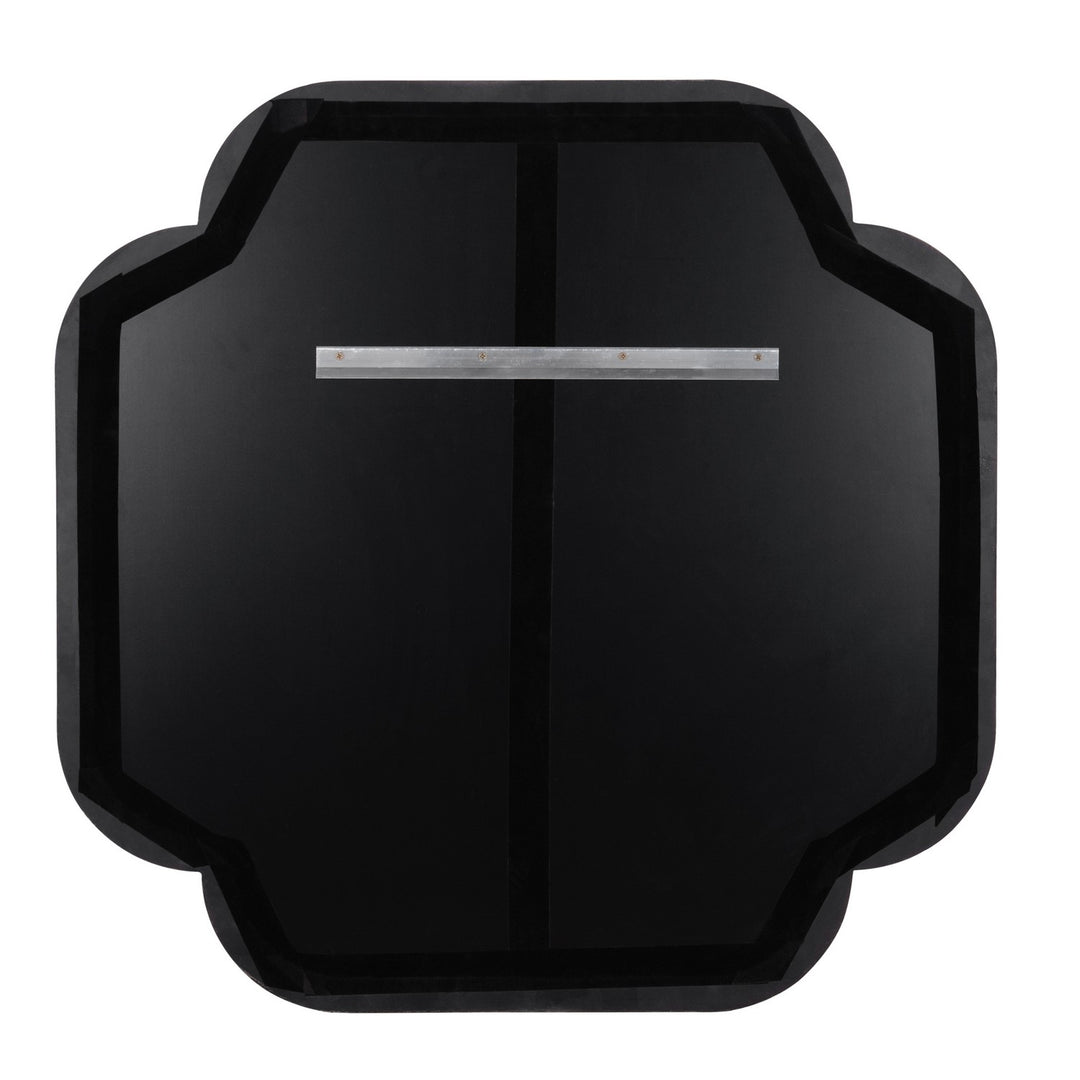 Varaluz - 455MI36A - Wall Mirror - Swiss - Dark Blue Grasscloth/Weathered Brass