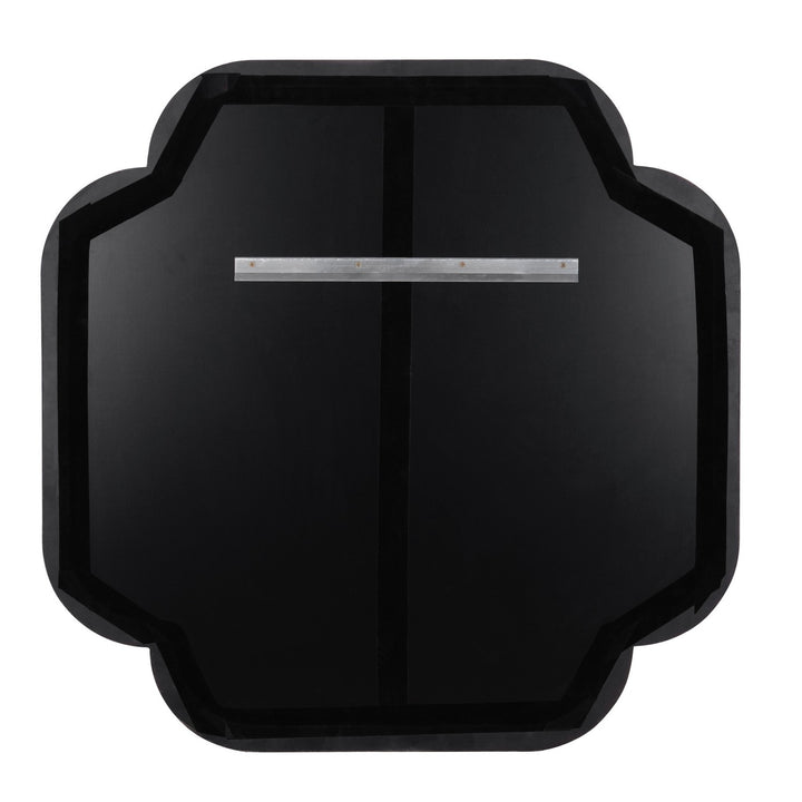 Varaluz - 455MI36A - Wall Mirror - Swiss - Dark Blue Grasscloth/Weathered Brass