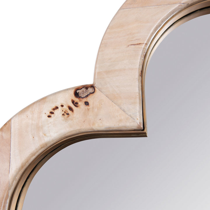 Varaluz - 455MI50B - Wall Mirror - Swiss - Poplar Burl/Weathered Brass