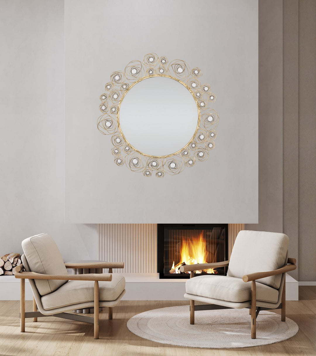 Varaluz - 500MI37HGOB - Mirror - Ethereal Rose - Havana Gold Ombre