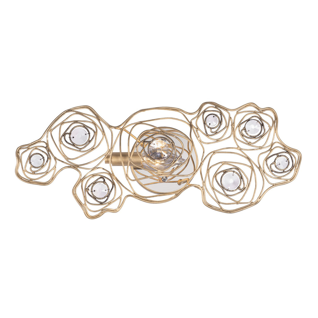 Varaluz - 500W01HGOB - One Light Wall Sconce - Ethereal Rose - Havana Gold Ombre/Polished Stainless Accents