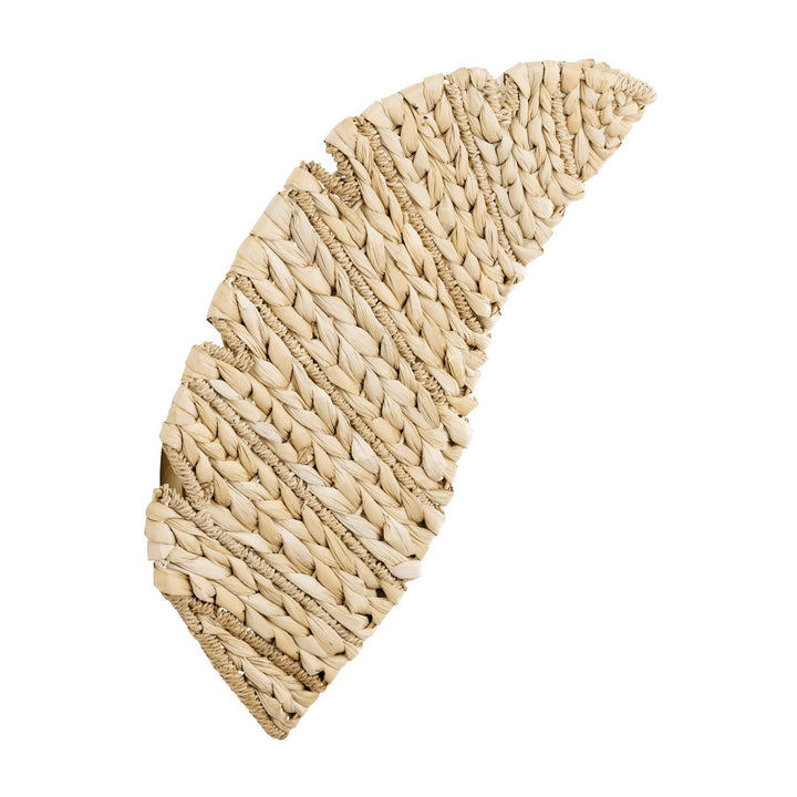 Varaluz - 901K02FGN - Two Light Wall Sconce - Banana Leaf - French Gold/Natural Seagrass