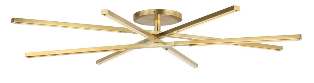 Visual Comfort Modern - SLFM56527CCHAB - LED Flush Mount - Cityscape - Hand Rubbed Antique Brass
