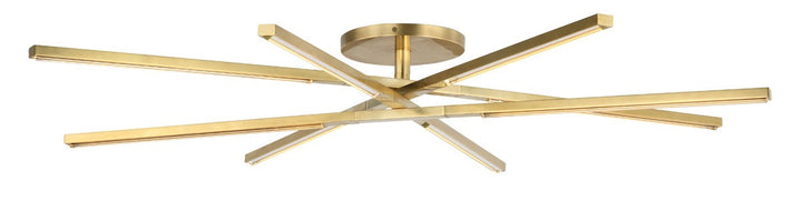 Visual Comfort Modern - SLFM56527CCHAB - LED Flush Mount - Cityscape - Hand Rubbed Antique Brass