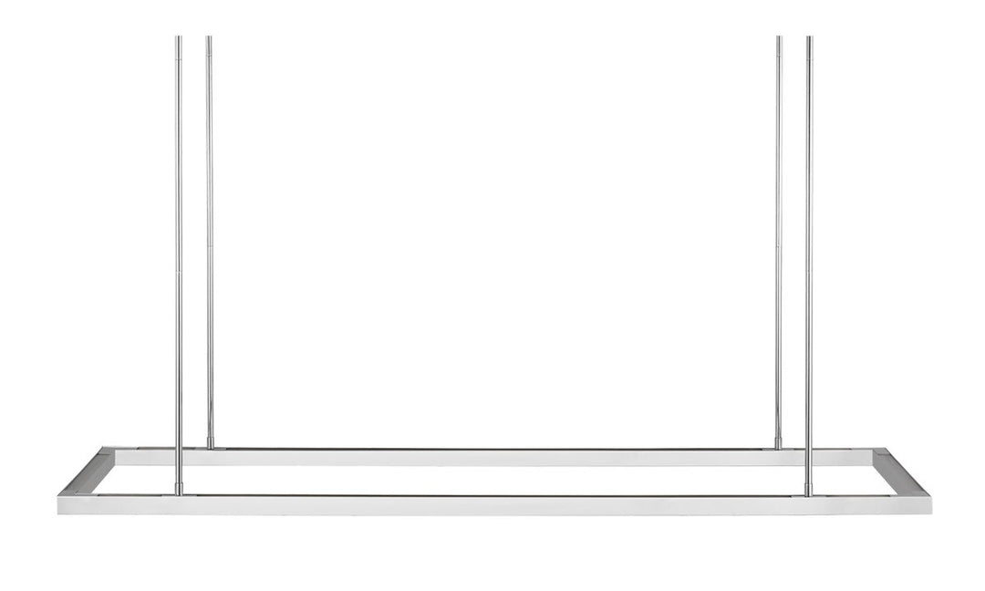 Visual Comfort Modern - 700LSSTG50PSS-LED927 - LED Linear Suspension - Stagger - Polished Stainless Steel